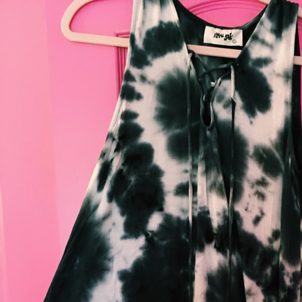 Hazel tie dye T-shirt dress large molly&zoey